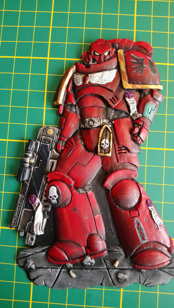 Space Warrior Low Relief