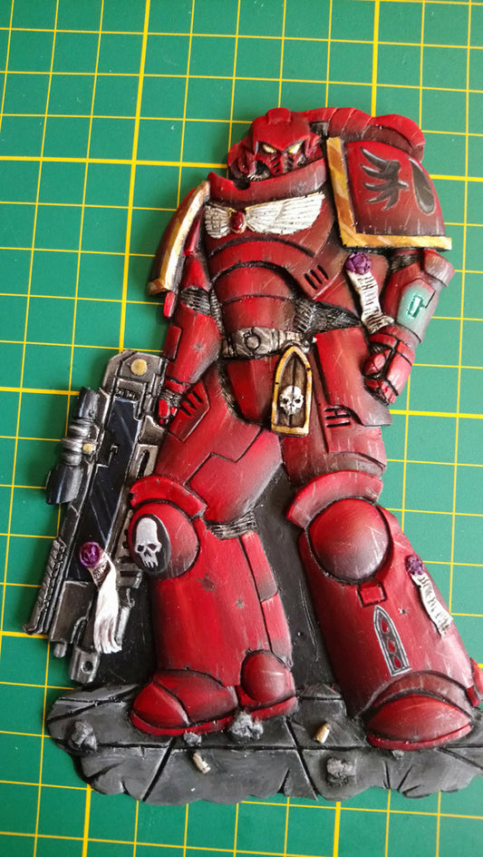 Space Warrior Low Relief