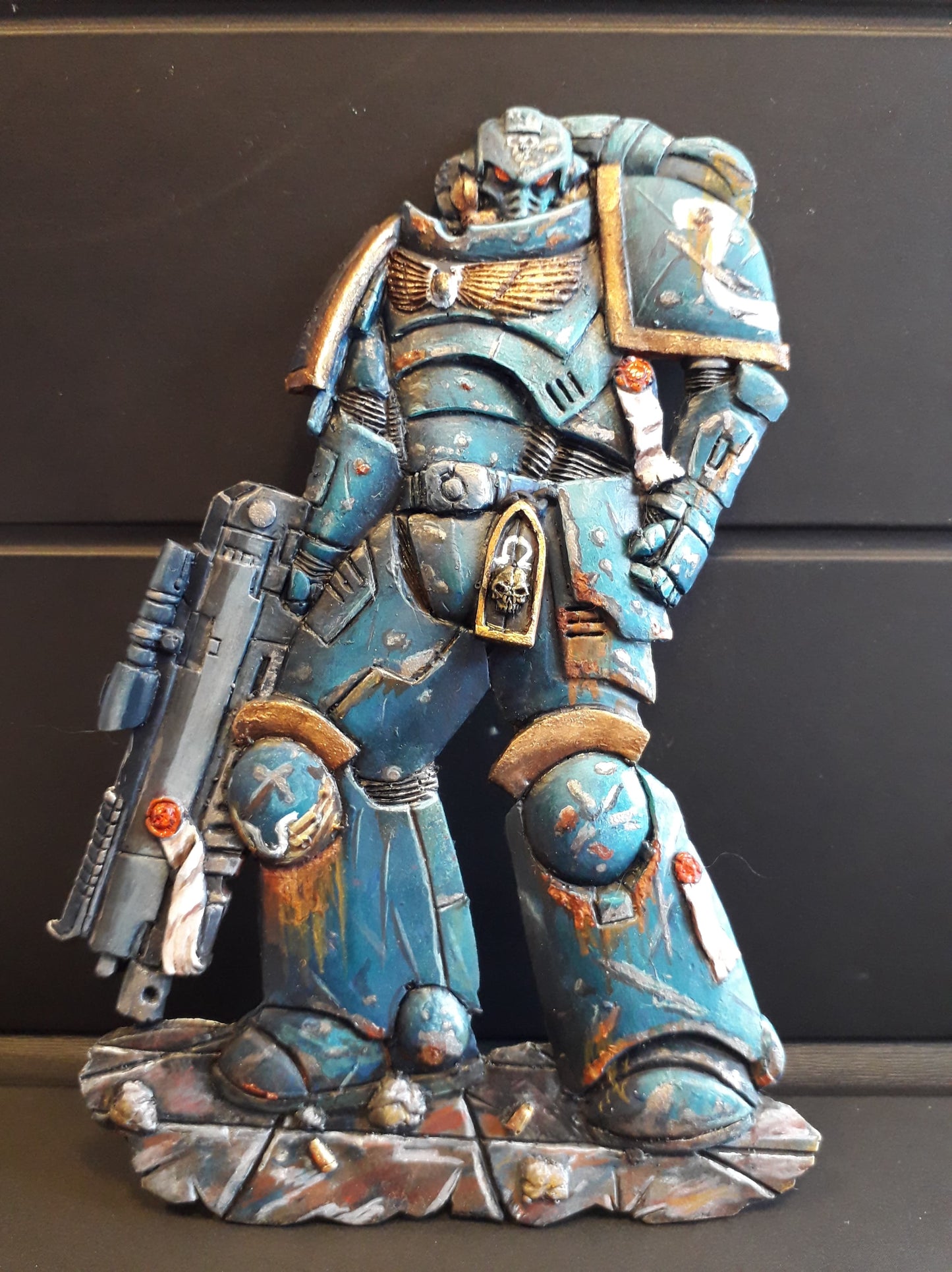 Space Warrior Low Relief