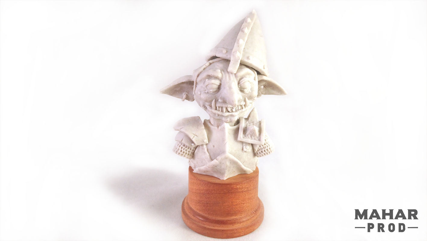 Lancel'Gob : Buste de Guerrier Gobelin