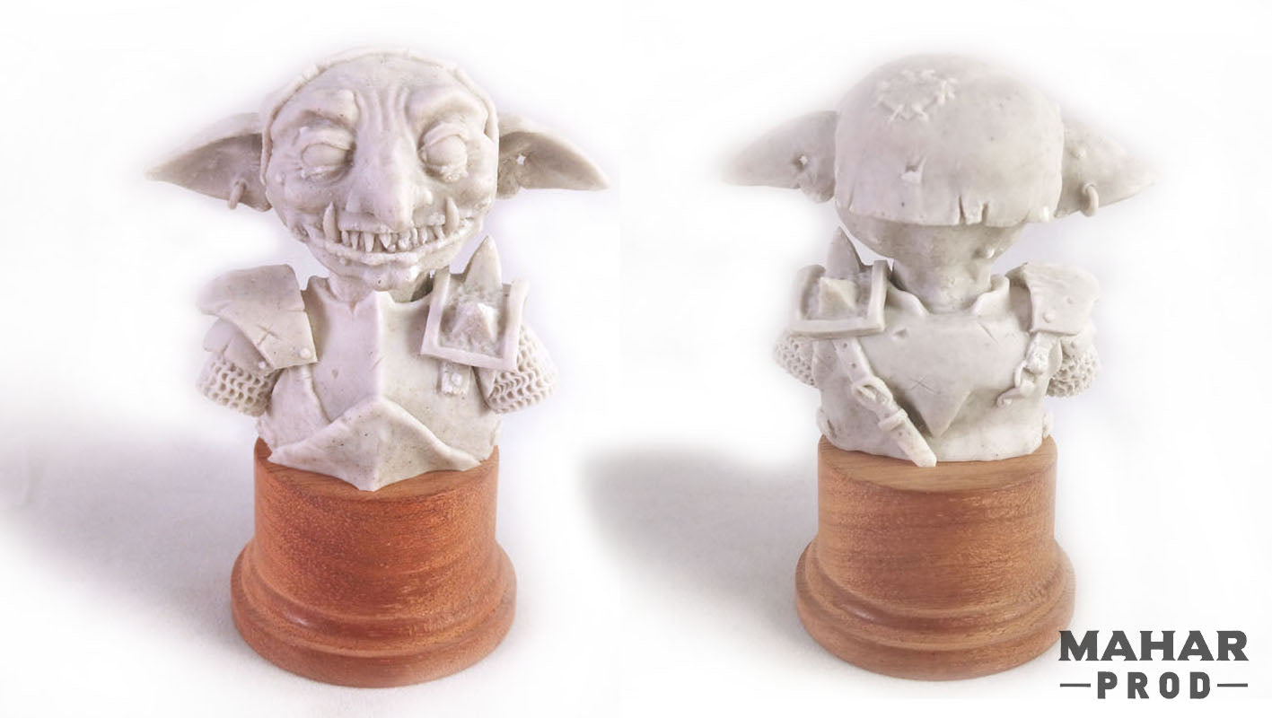 Lancel'Gob : Buste de Guerrier Gobelin